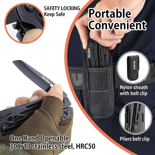 Xiaomi-Nextool-11-in-1-Black-Knight-Multifunctional-Pliers-NE20245 buy