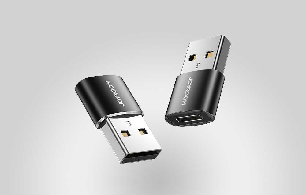 Joyroom S-H152 USB-A male to Type-C Female Adapter- (2Pices) Compect & Durable price
