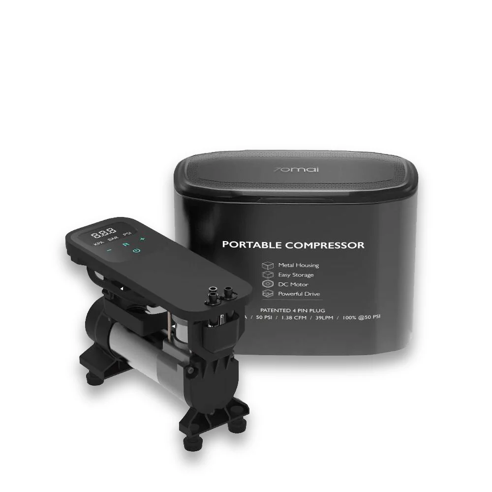 70mai Air Compressor TP01 Portable 12V DC Tire Inflator with Auto Shut-Off