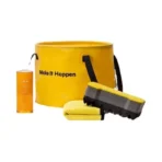 HOTO 4-in-1 Car Wash Kit - 20L Collapsible Bucket, Sponge & Microfiber Cloths price