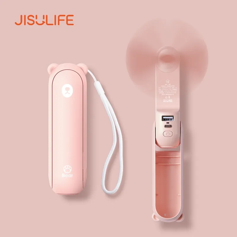 JISULIFE F8X Mini Portable Fan (Power Bank & Flashlight)JISULIFE F8X Mini Portable Fan (Power Bank & Flashlight) (2) JISULIFE F8X Mini Portable Fan (Power Bank & Flashlight) price in Bangladesh