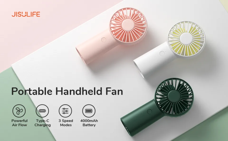 JISULIFE FA20X Handheld Portable Fan- 4000mAh Batter price