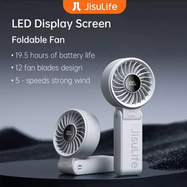 JISULIFE Life 7 Portable Mini Fan- 5000mAh Battery price in Bangladesh