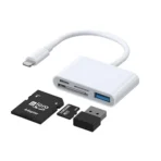 Joyroom S-H142 4-in-1 Lightning OTG Card Reader- (SD/Micro-SD/USB) price in Bangladesh