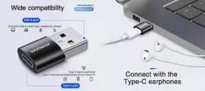 Joyroom S-H152 USB-A male to Type-C Female Adapter- (2Pices) Compect & Durable price