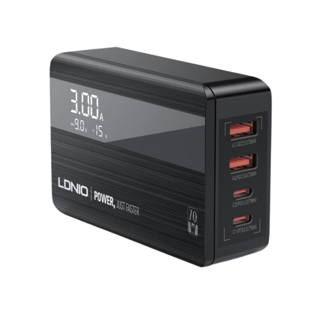 LDNIO A4808Q 70W GaN Super Fast Charging Desktop Charger