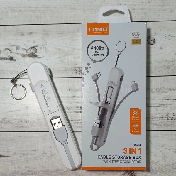 LDNIO LC130 3-in-1 3.8A Fast Charging Cable price