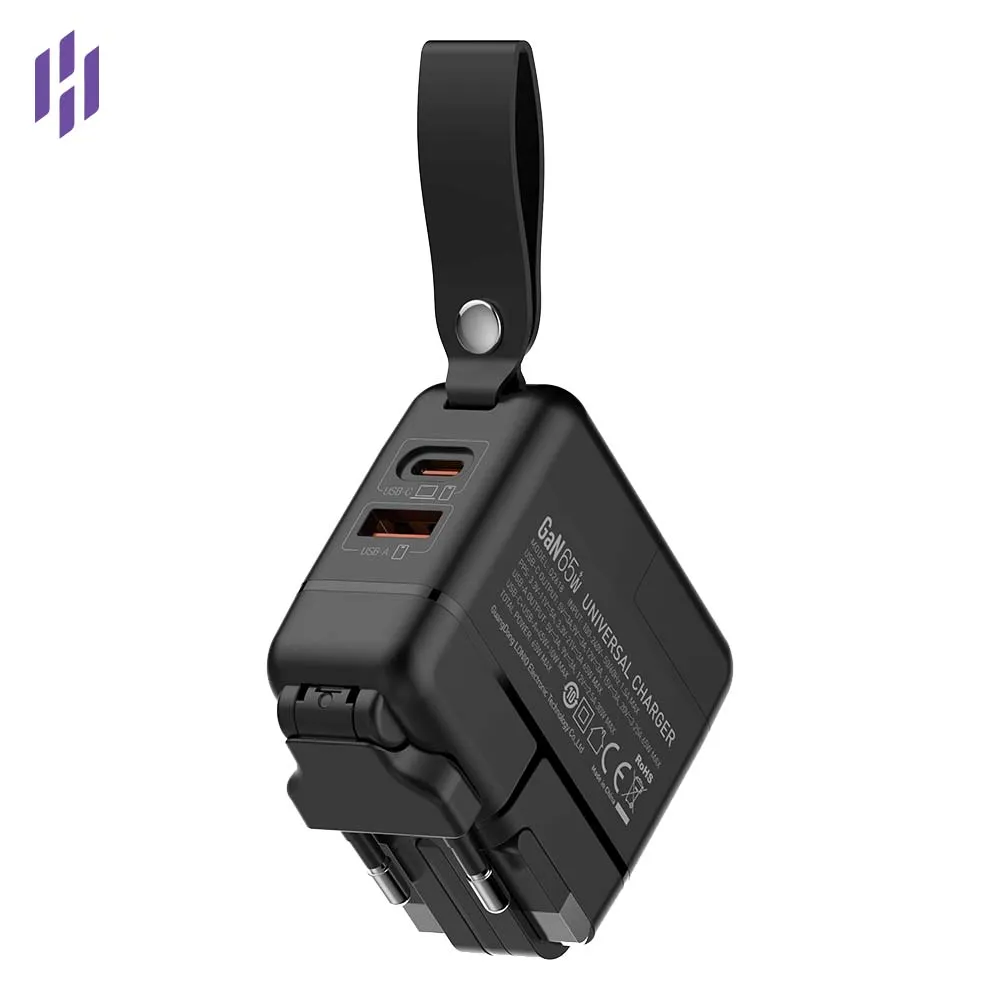 LDNIO Q2618 65W GaN Universal Travel Charger Dual USB Port Adapter price