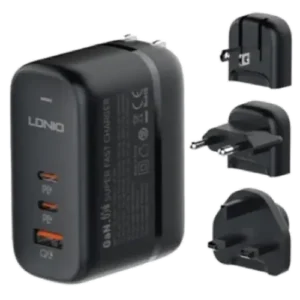 LDNIO Q366 GaN 65W Super Fast Charger- 3 ports price in bangladesh