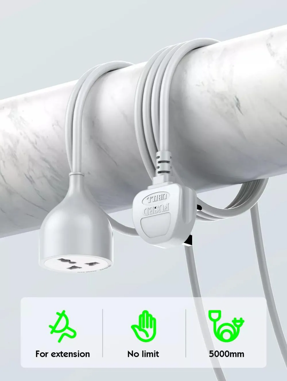 LDNIO SC1017 Universal Power Strip, 5m Extension Cord, Multi-Socket, 2500W price in Bangladesh