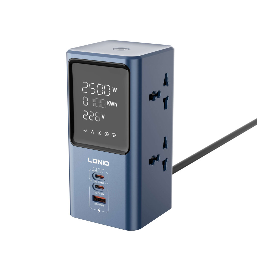LDNIO SC2 Tower Extension Power Socket- Four Universal AC outlets