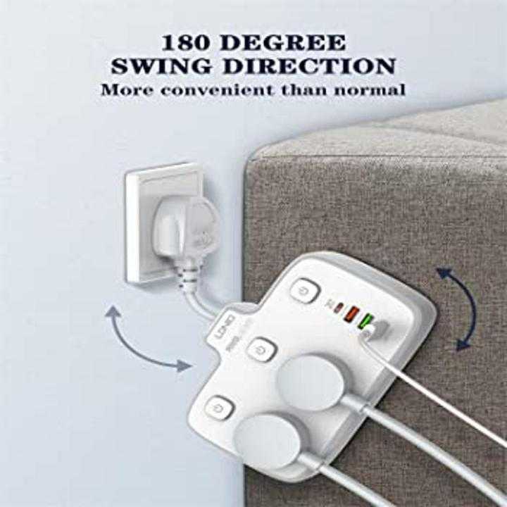 LDNIO SC2413 2500W Power Strip- 2 AC Sockets & 4 USB price