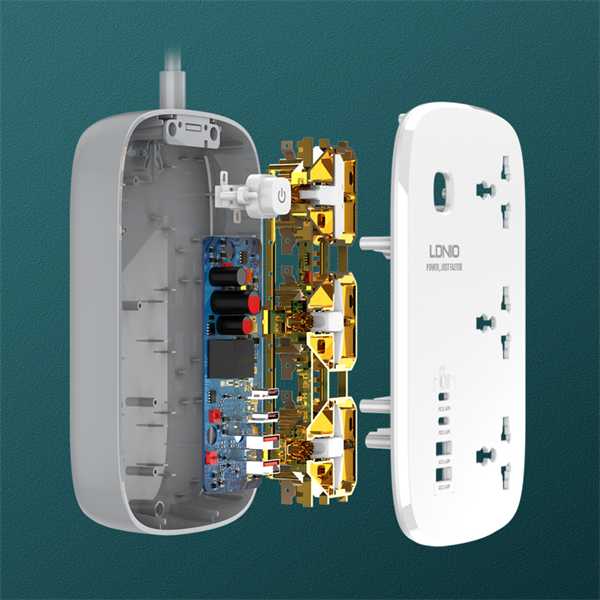 LDNIO SC3416 65W GaN Power Strip- 3 AC & 4 USB price in Bangladesh