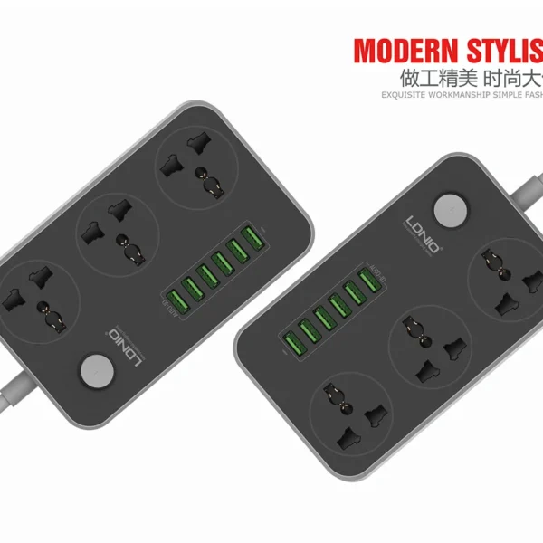 LDNIO SC3604 Power Strip: 3 AC Universal Sockets & 6 USB Ports price