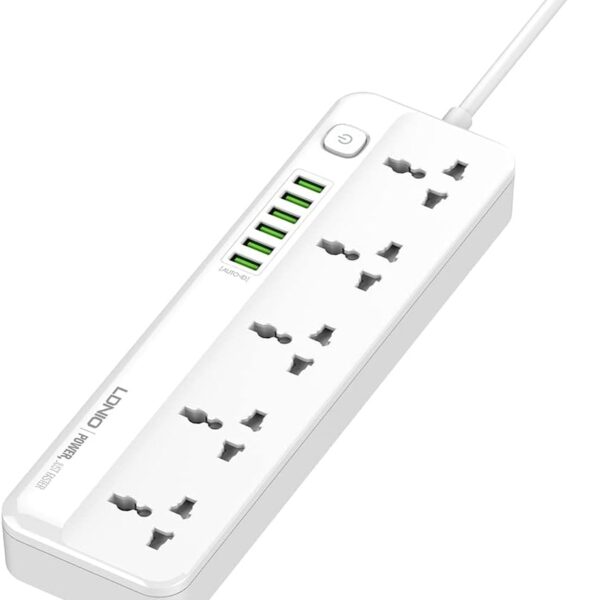 LDNIO SC5614 Power Strip 5 AC Outlets & 6 USB Charging Ports