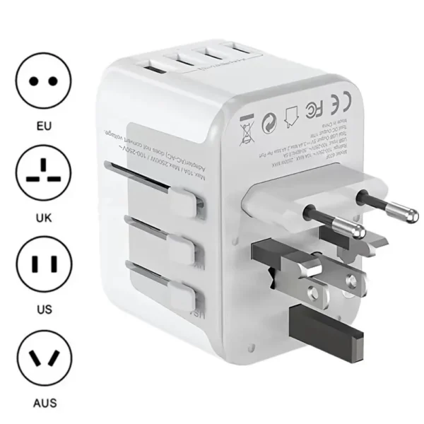 LDNIO Z6 65W GaN Universal Travel Adapter US EU UK AU Plug