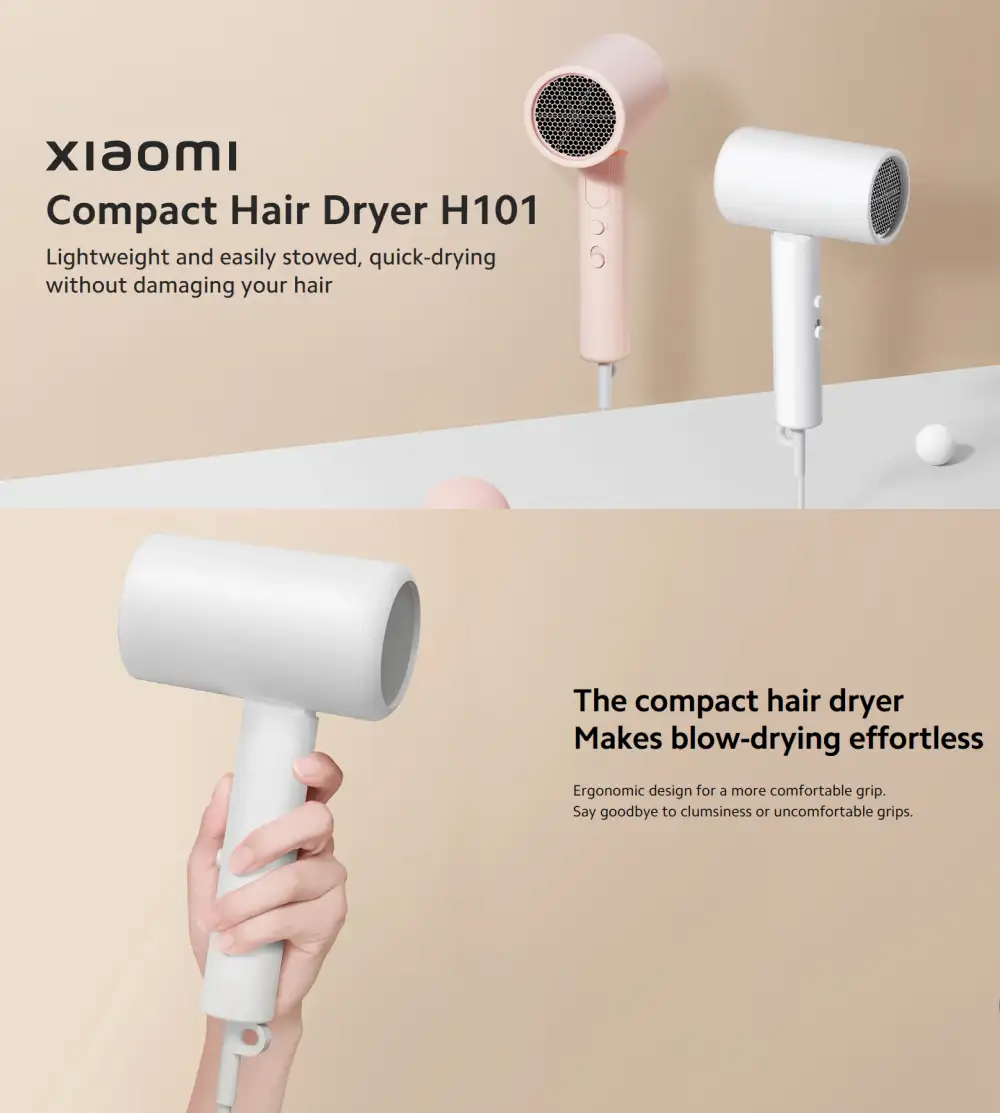 Xiaomi H101 Compact 1600W Hair Dryer price in Bangladesh