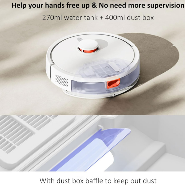 Xiaomi Mijia C103 Robot Vacuum Mop- 3C Enhanced Edition 5000Pa 2-in-1 Cleaner price in bangladesh