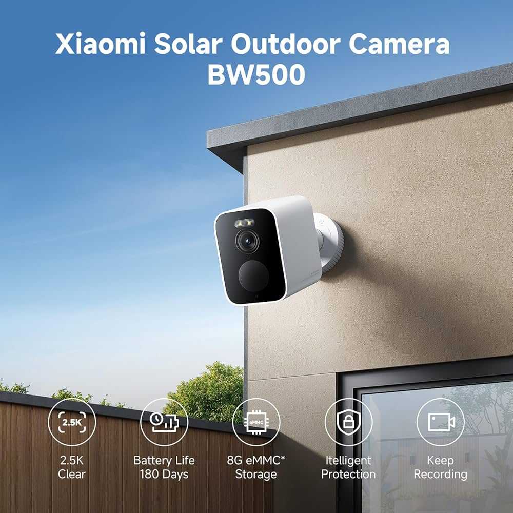 Xiaomi Outdoor Camera BW500- Wireless 2.5K Smart Security System