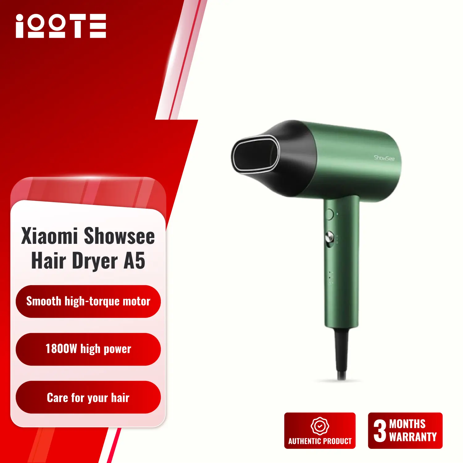 Xiaomi Showsee A5 1800W Hair Dryer price