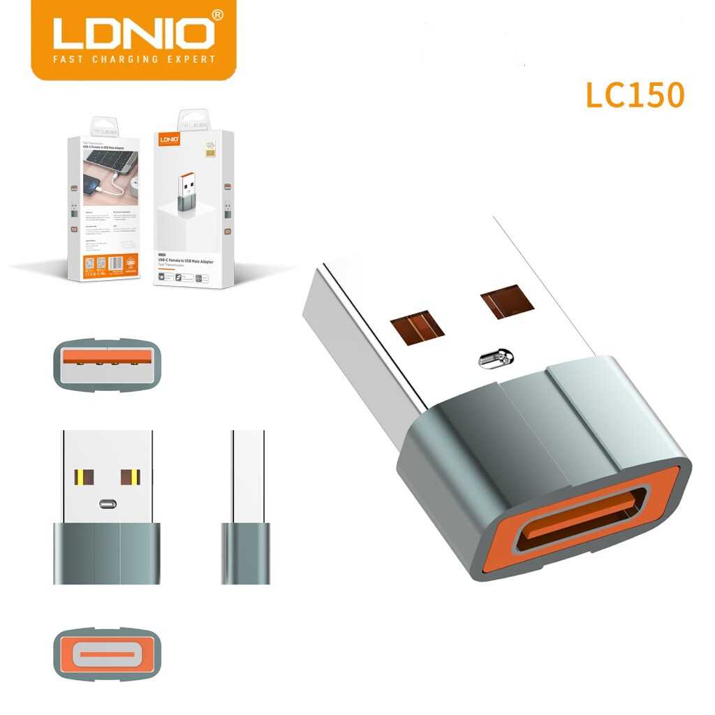 LDNIO LC150 USB-C Female to USB-A Male Adapter