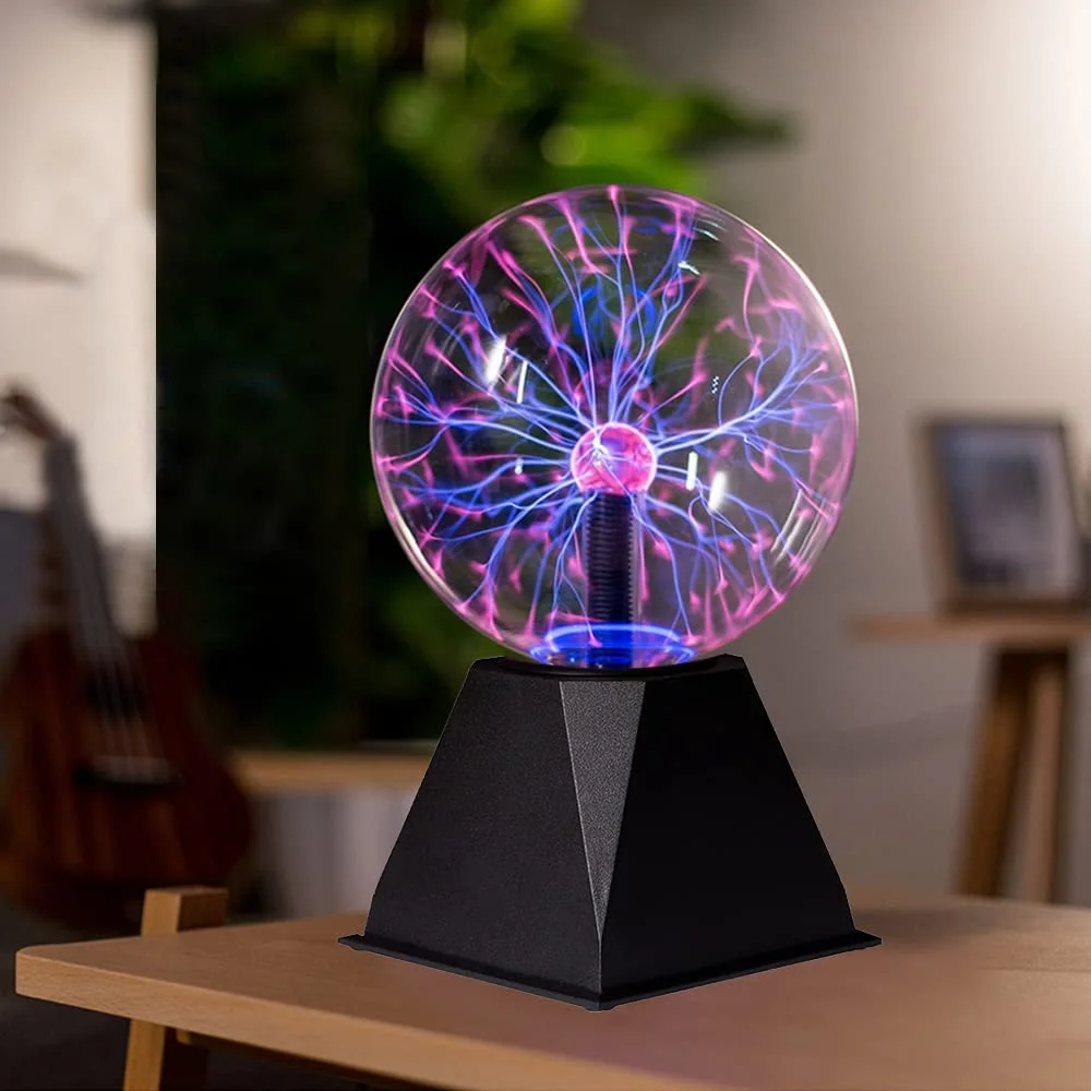 8 Plasma Ball Lamp - Touch & Sound Sensitive Nebula Sphere