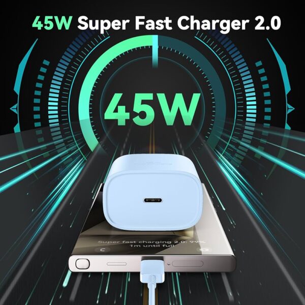 Baseus 45W GaN Charger PD Fast Adapter - CCGAN45SECC price in bangladesh