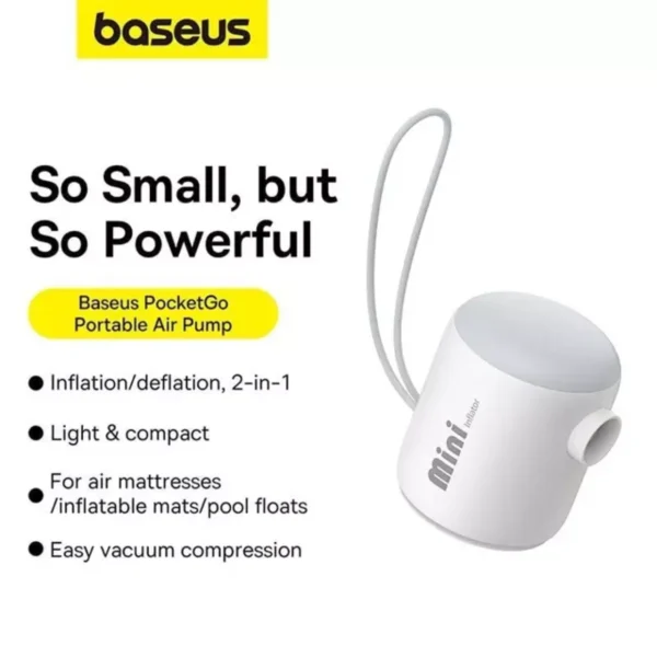Baseus PocketGo Portable Air Pump (BS-CG017) price in bangladesh