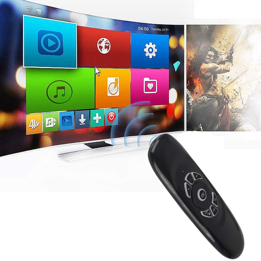 C120 Plus Air Mouse: Wireless Keyboard Remote for Smart TV