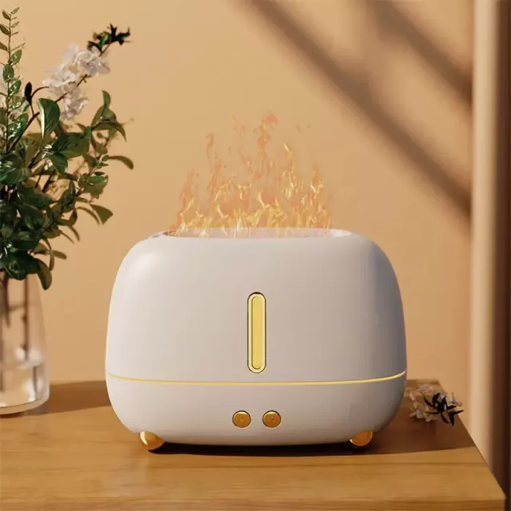GearUp A318 Flame Humidifier: 250ml Aroma Diffuser & RGB price in Bangladesh