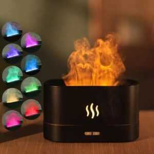 JF202 Flame Effect Humidifier 180ML - Portable USB Diffuser price in Bangladesh
