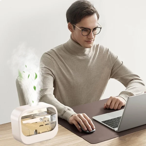 JF220 Portable Mini Humidifier 250ml - Ultrasonic Aroma Diffuser price in bangladesh