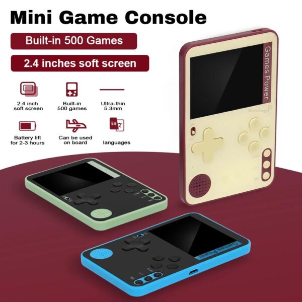 K10 Ultra Thin Retro Game Console - 500 Games price