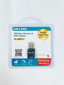 LB-Link BL-WN351 N300 Wireless USB Adapter | 300Mbps Wi-Fi Dongle