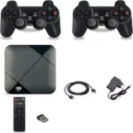 M8 Pro Mini Game TV Box - 64GB 4K HD Console with 2 Gamepads