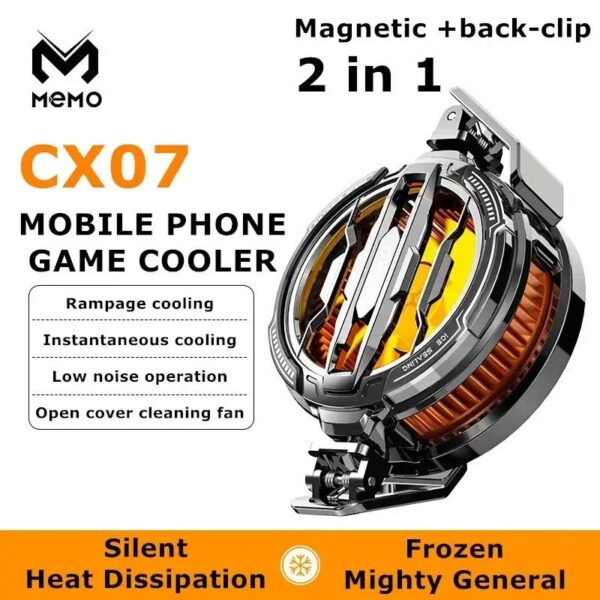 MEMO CX07 Magnetic Phone Cooler - 15W Fast Cooling Fan for Gaming price