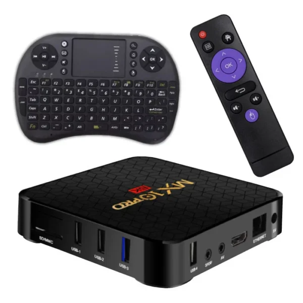 MX10 Pro Android TV Box - 4K UHD 6K Media Player 4GB RAM price in bangladesh