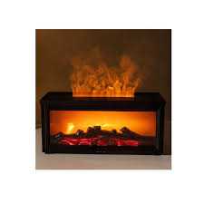 Mibeli HY05 280ml Flame Humidifier Fireplace Aroma Diffuser