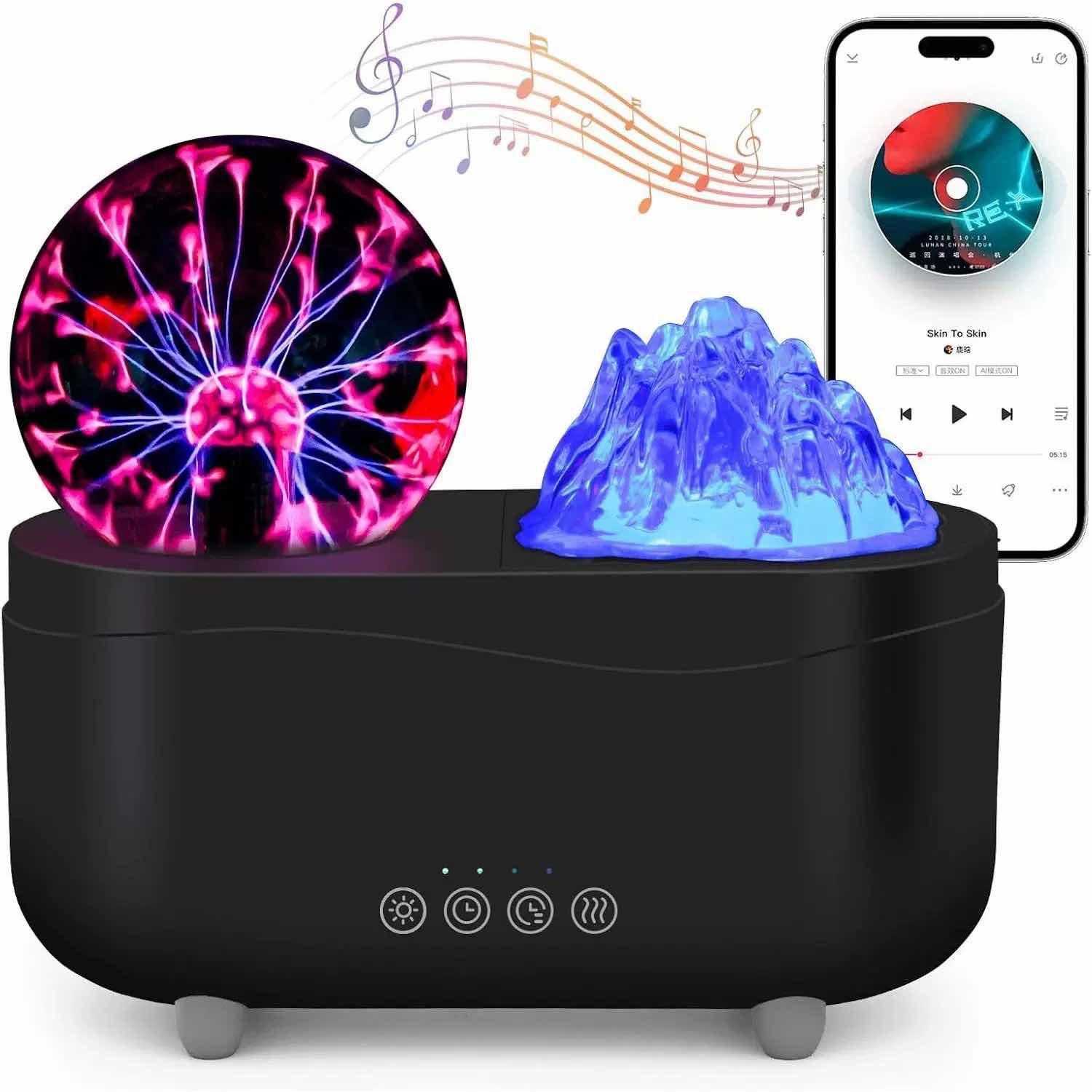 QL-010 Plasma Ball Humidifier & Bluetooth Speaker (1) QL-010 Plasma Ball Humidifier & Bluetooth Speaker