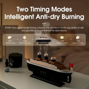 Titanic Jellyfish Aroma Diffuser 299 | Ultrasonic Ship Humidifier & LED Light price in Bangladesh