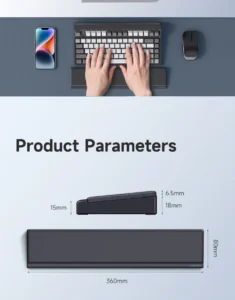 Xiaomi Hagibis Keyboard Wrist Rest Pad with Storage | Ergonomic JPT01 price in Bangladesh