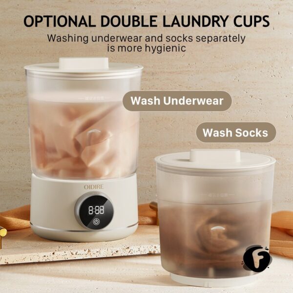 Xiaomi Youpin Oidire ODi-XYJ16A Wireless Mini Washing Machine- Double Blade