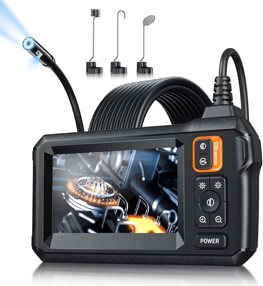 Endoscopy Camera with 4.3" Monitor & 5m Cable